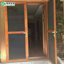 Hainan custom 304 King Kong mesh screen screen screen door push-pull folding casement invisible screen anti-mosquito anti-theft anti-mouse