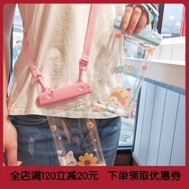 Mobile phone waterproof bag can touch screen sealed submersible water swimming equipment rafting drawstring adjustable transparent rider take-out