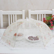 Table on table Single breathable veil round Mesh Vegetable Hood Restaurant Table Cover Hot Vegetable Lid Bowl anti-dirty