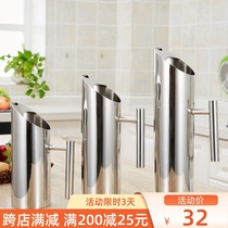 Stainless steel tie pot straight cold kettle cold kettle straight tube water bar tie pot drink pot juice bottle