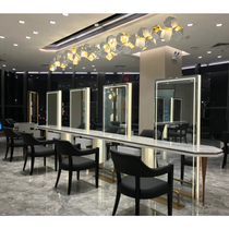 Simple hair chair vintage solid wood hairdressing chair hair salon special chair high-grade hair cutting chair haircut chair hot dyed chair