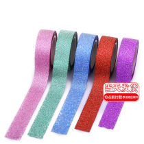 Golden Onion And Paper Adhesive Tape Diy Album Creative Gold Powder Decorative Adhesive Tape Creative Gold Powder Sparkling Adhesive Tape