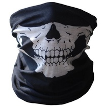 Halloween face towel skull mask seamless scarf multifunctional scarf neck variable magic headscarf riding a headscarf