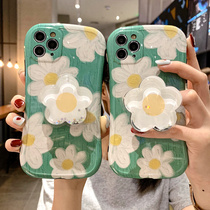 Apply Apple 12 phone shell Extravagant iPhone11promax Creative Flowers Small Brute Waist Mini Tennis Red Lady