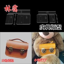 Handmade Leather with Bean Tinting with Pendant Pendant Pendant Acrylic Out of acrylic out of style Stencil Diy Zero Wallet Typographic paper-like