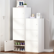 Entry corner shoe cabinet home door saving space integrated wall corner narrow balcony cabinet storage locker