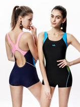 YINGFA conjoined flat corner swimsuit womens new conservative and comfortable hot spring size YINGFA color colorblock fashion slim swimsuit