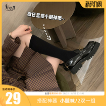 (Sheii Su Yin Yin) Aging God Instrumental ~ Micropressure Display Slim Jk Calf Socks Female Deodorant 100 lap (2 double dress)