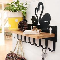 Enter the door to hang clothes rack order wall hooks wall-mounted wall hangers creative personality living room household punch-free clothes