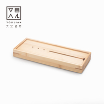See also the creation kung fu tea set Tea Sea tea tray home simple modern small tea table rectangular water storage bamboo tea tray