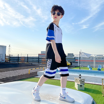 Child costume boy summer suit 2022 new children middle school children summer handsome boy Korean version of clothes tide