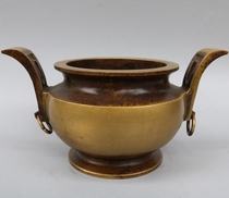 Incense stove pure copper Xuande stove imitation ancient incense stove Incense Stove Incense Stove Boutique Incense Stove Boutique Xuan Stove Imitation Ancient Pure Copper Incense Stove