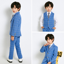 Childrens dress set flower child wedding presenter suit piano performance dress boy performance suit spring and autumn formal dress