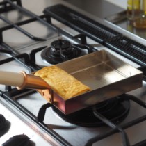 Orthodox Kansai-style Yuzi Burning Copper Pot|Nakamura Copper Works Japan Handmade Rectangular Pan