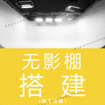 No shadow studio no shadow wall build a photography studio go to the scene shoot the special studio the overall plan arc treatment