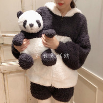 Japan purchases gp Halloween to restrict cute panda dolls to sell cute panda plush to sleep doll birthday gifts