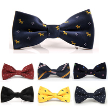 Childrens shirt bow Boys shirt bow tie with handmade boys British gentleman pin small bow tie red