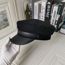 Japan Rosex Tangk navy hat children autumn and winter Korean version of Joker British octagonal beret cap cap