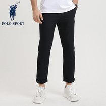 Polo Sport pants autumn male trend straight casual pants fashion thin sports black pants