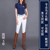 423 Hillman equestrian boots accept custom-made equestrian riding boots men and women knight riding boots