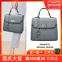 Leather Womens Bag 2021 New Tide Fashion Temperament shoulder bag Women Summer Head Cowhide Bag Ladies Hand bag