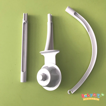 Handmade DIY Accessories Single Curl Clockwork Music Swivel Bed Bell Bracket Rod Subhanging Bell Baby Bedbell Shake Basket