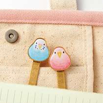 Japan Imports FELISSIMO Finarie DREAM SMALL BIRD DEPARTMENT CLIP KEY BUTTON BAG PENDANT CUTE PARROT