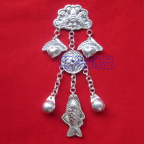 Miao clothing silver jewelry silver silver accessories ethnic clothing accessories COSPLAY clothing home hanging decoration DIY 77