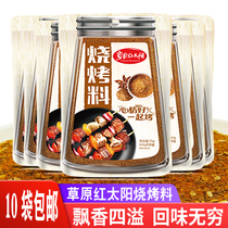 Prairie Red Sun BBQ Seasoning 35gx10 Bags of Secret Barbecue Seasoning Lamb Kebab Seasoning Cumin Powder Barbecue Sprinkle