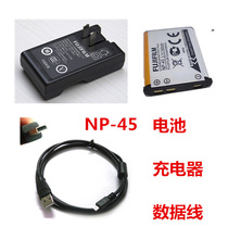 Fuji T205 T305 T360 T410 Digital camera NP-45A battery original charger data
