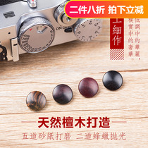Camera shutter button Wood copper for Fuji X100F XPRO2 XT30 XT20 Leica M10-P240