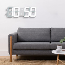 Creative clock bedroom big digital led electronic clock luminous mute clock digital wall clock living room modern simple