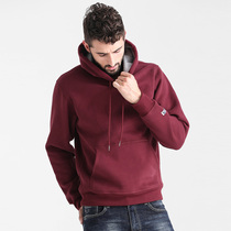 men's hooded fleece sweatshirt spring 2022 new korean style trendy thermal pullover hoodie autumn winter clothes with hood