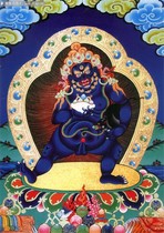 Buddhist offerings Bhutan black god of wealth sturdy son stupa collection Gawu bond gold ten yuan a