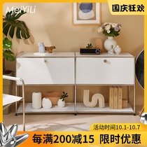 Danish MeiYiLi Net red module combination sideboard TV Cabinet ins light luxury decorative cabinet locker minimalist