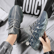 Putian Coconut 450 Mens shoes 2021 New Volcano Tide Shoes Winter Students Fly Weave Sports Mesh Shoes