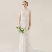 (Factory price) Vintage Vintage nude lace light wedding wedding welcome gauze Bohemia