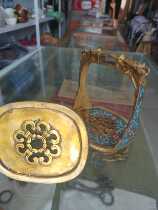Cloisonne brass horse pedal Xilin Gol Copper horse pedal