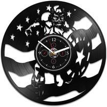 Xiaoyu Marvel Clock USA Captain Vinyl Clock L Code Avengers Clock hanging clock