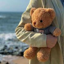 Teddy bear plush toy panda doll hugging bear Christmas New Years Day to send girlfriend girl birthday gift