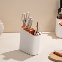 Tool holder multifunctional integrated chopsticks tube household plastic knife holder kitchen supplies storage shelf