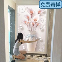 New walkway porch wallpaper mural vertical version 3D three-dimensional aisle corridor wallpaper Wall cloth living room sofa decoration painting