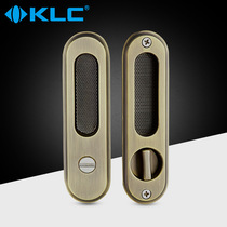 KLC European shift door lock push-pull door lock dark door lock bronze
