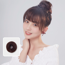 LUCY LEE wig hair ring marbles head woman fluffy lazy hairdress hairdress hairdress hairdress old wind hairpack lazy flower bud