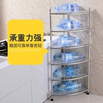 Kitchen triangle bathroom stainless steel multi-layer facial basin bathroom corner pot frame