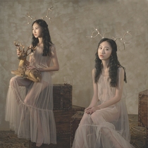 Studio Sexy Theme Photo Personal Art Photo Photography Clothing Perspective Mesh Skirt Private Room Photo Shooting Clothes