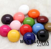 Button button candy color mushroom button childrens dress buckle pajama coat sweater buckle shirt buckle