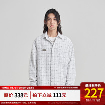 PCLP Gge Long Sleeve Shirt Country Tide Card Spring Autumn Leisure Plaid Loose Lining Jacket Man