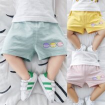 Small shorts open crotch can open the stall summer baby pants mens thin female baby baby pp pants summer ultra-thin outside wear