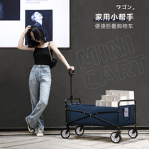 Mini Folding Portable Fishing Outdoor Camping Camp Car Outdoor Childrens Trolley Trailer Home Cart Trailer Home Cart